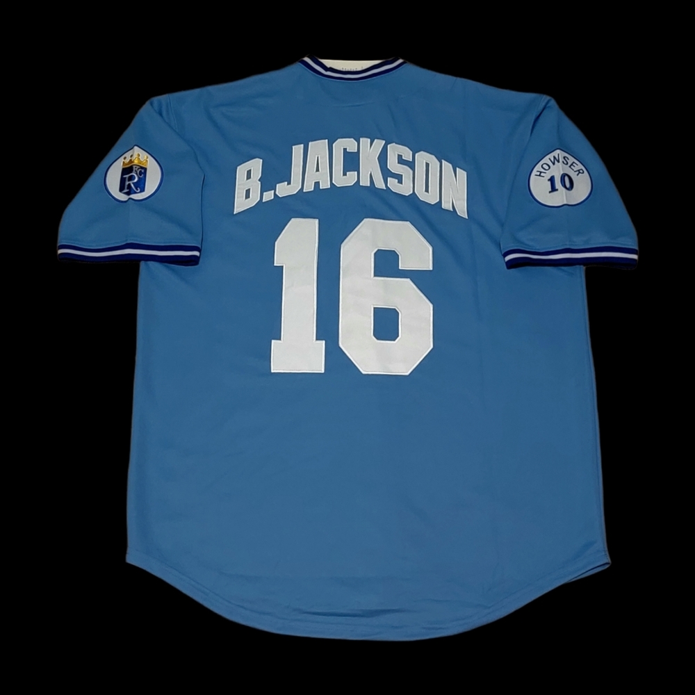 Bo Jackson Kansas City Royals Men's Blue Baseball Jersey SALE!